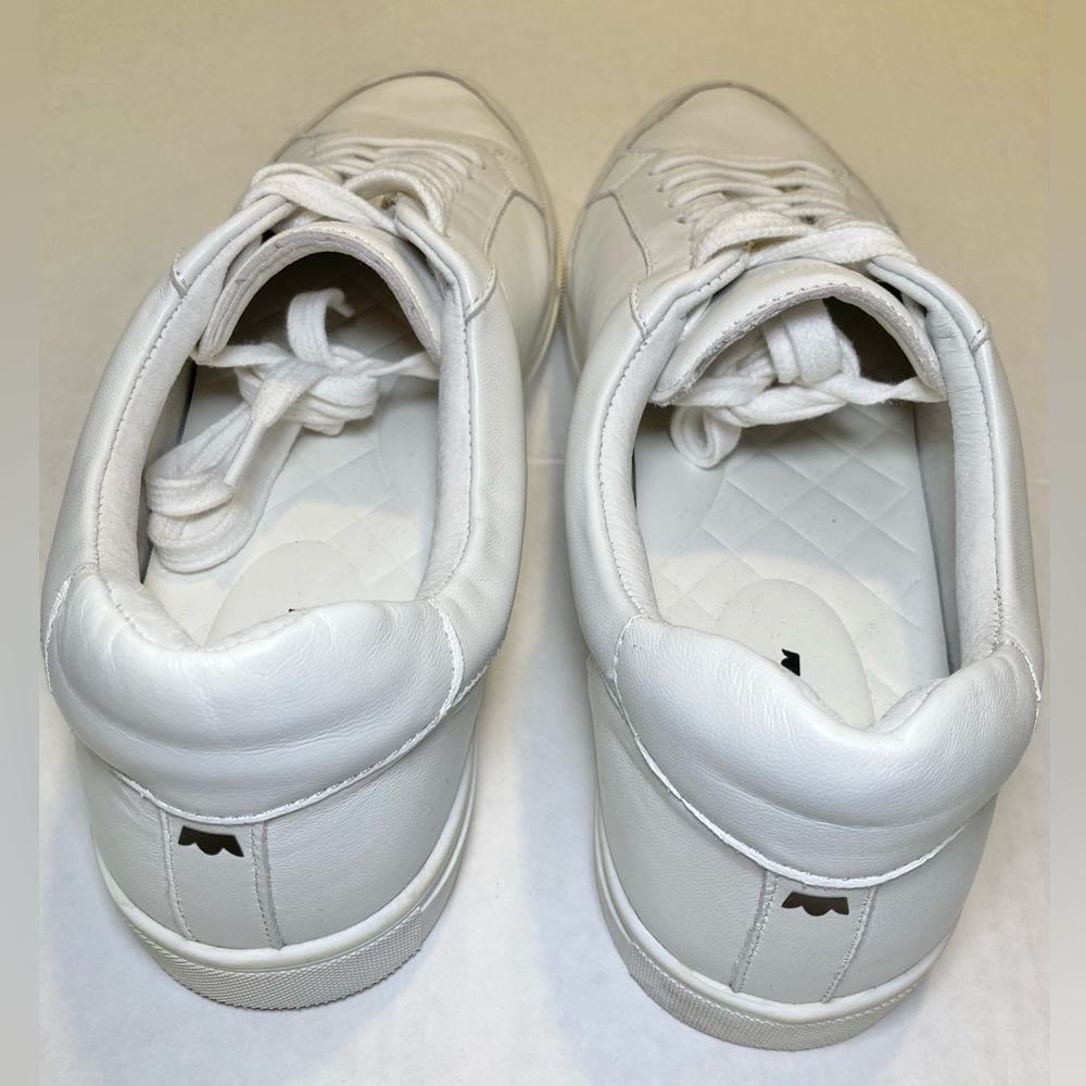 Birdies Size 9 The Cardinal Leather Sneaker in White - Picture 7 of 10